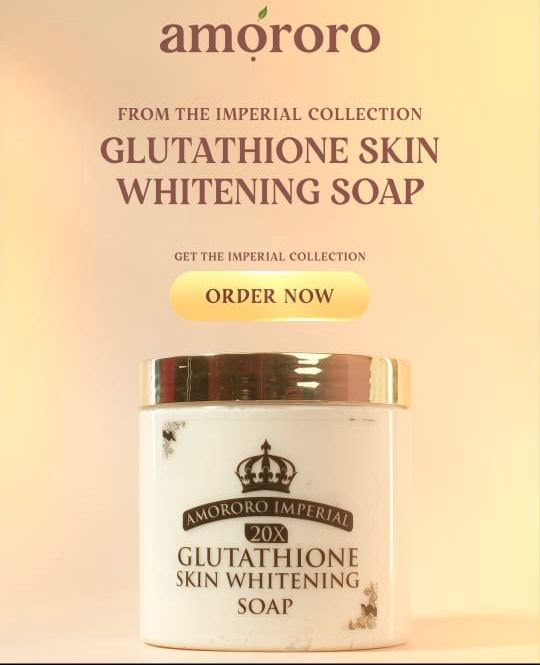 IMPEEIAL SOAP AMORORO IMPERIAL GLUTATHIONE SKIN WHITENING SOAP - Image 1