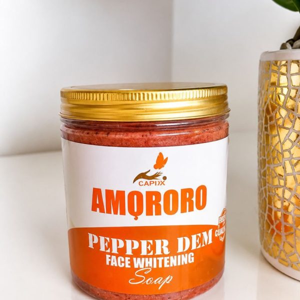 AMORORO PEPPER DEM FACE SOAP