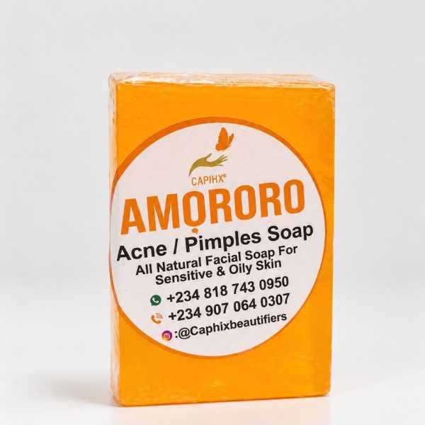 AMORORO TUMERIC PIMPLES SOAP