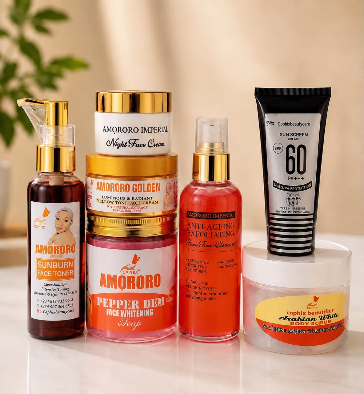FACIAL SET 2 AMORORO HYPERPIGMENTATION SET - Image 1