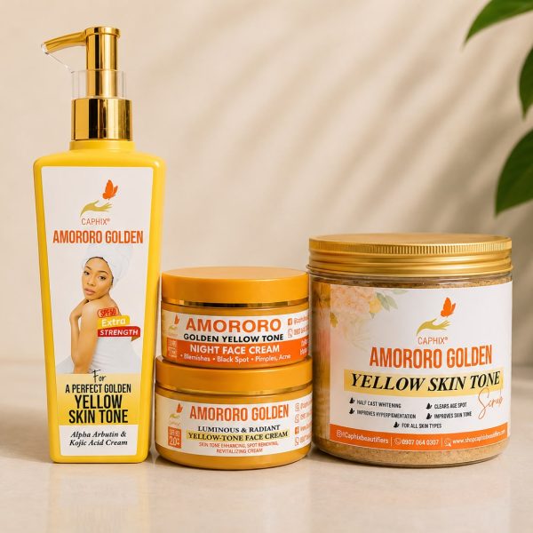 AMORORO GOLDEN YELLOW TONE MINI SET